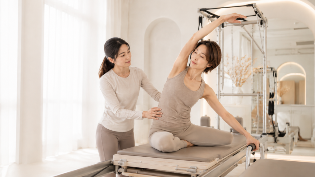 ピラティス週1から無理なく続ける40代女性