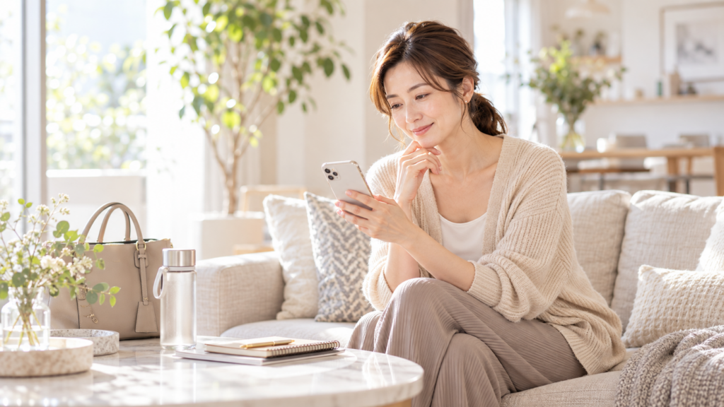 ピラティスの体験レッスンを探している40代女性